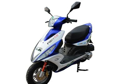 China Alloy Wheel Gas Motor Scooter , Iron Muffler Cool Gas Scooters Lightweight supplier