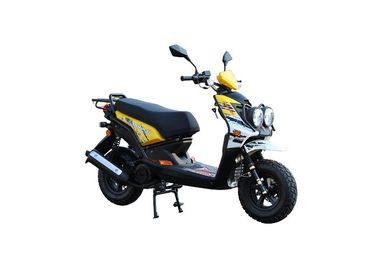 China gas motr scooter 125cc 150cc GY6 engine 152QMI 157QMJ alloy wheel yellow plastic body supplier