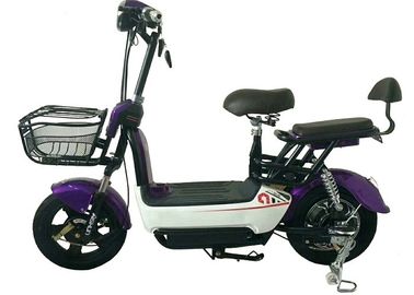 China Brushless Electric Moped Scooter Motorcycle High Speed With Aluminic Acid Battery supplier