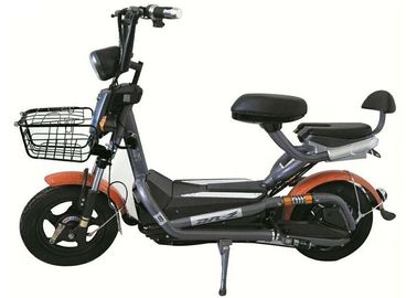 China Orange Color Electric Moped Scooter High Power 48V 350W Rated Motor Power supplier