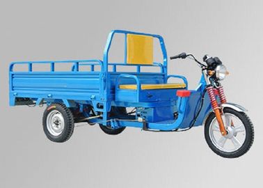 China 120AH Battery 3 Wheel Cargo Scooter Blue Steel Body Drum Type Brake System supplier