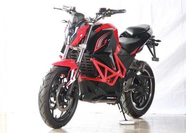 China Red Lightweight Electric Motorbike Road Legal 1760*750*1060 Mm Full Size supplier
