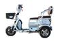 20AH Battery Electric Three Wheel Motorcycle , Cargo Moped White Plastic Body supplier