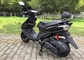 Lightweight Gas Motor Scooter Black Color High Safety Low Fuel Consumption supplier