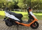 White Orange Gas Moped Bike , Gas Powered Moped Scooters CDI Ignition supplier