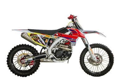China High Strength Engine Childrens Gas Powered Dirt Bikes With Durable Alloy Swing Arm supplier