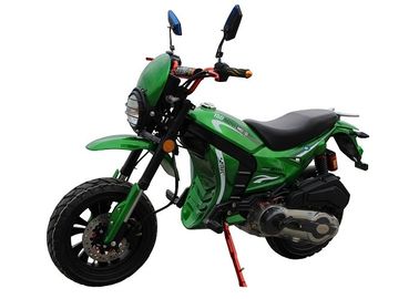China Green Color Body Gas Dirt Bikes High Speed With Front Disc Rear Drum supplier