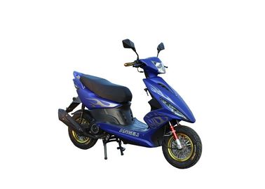 China GY6 Engine Gas Motor Scooter , Blue Plastic Body Gas Scooters For Adults supplier