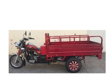 China Red Color Three Wheel Cargo Motorcycle Air Cooling Engine Alloy Wheel 162FMJ supplier