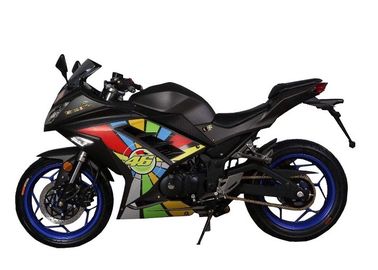 China Powerful Racing Street Sport Motorcycles Black Plastic Body 150cc 200cc 250cc 350cc Engine supplier