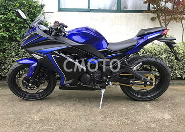 China Blue Black Plastic Body Gas Street Sport Motorcycles Alloy Wheel Disc Brake supplier